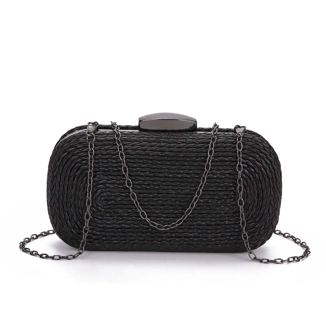 PU women's bag single shoulder woven evening bag