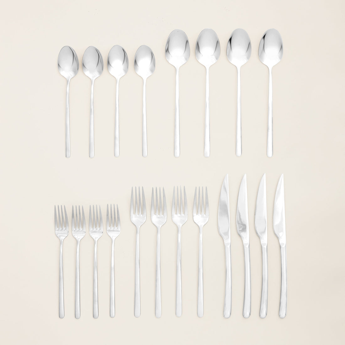 Emilia Mirror 20-Piece Flatware Set
