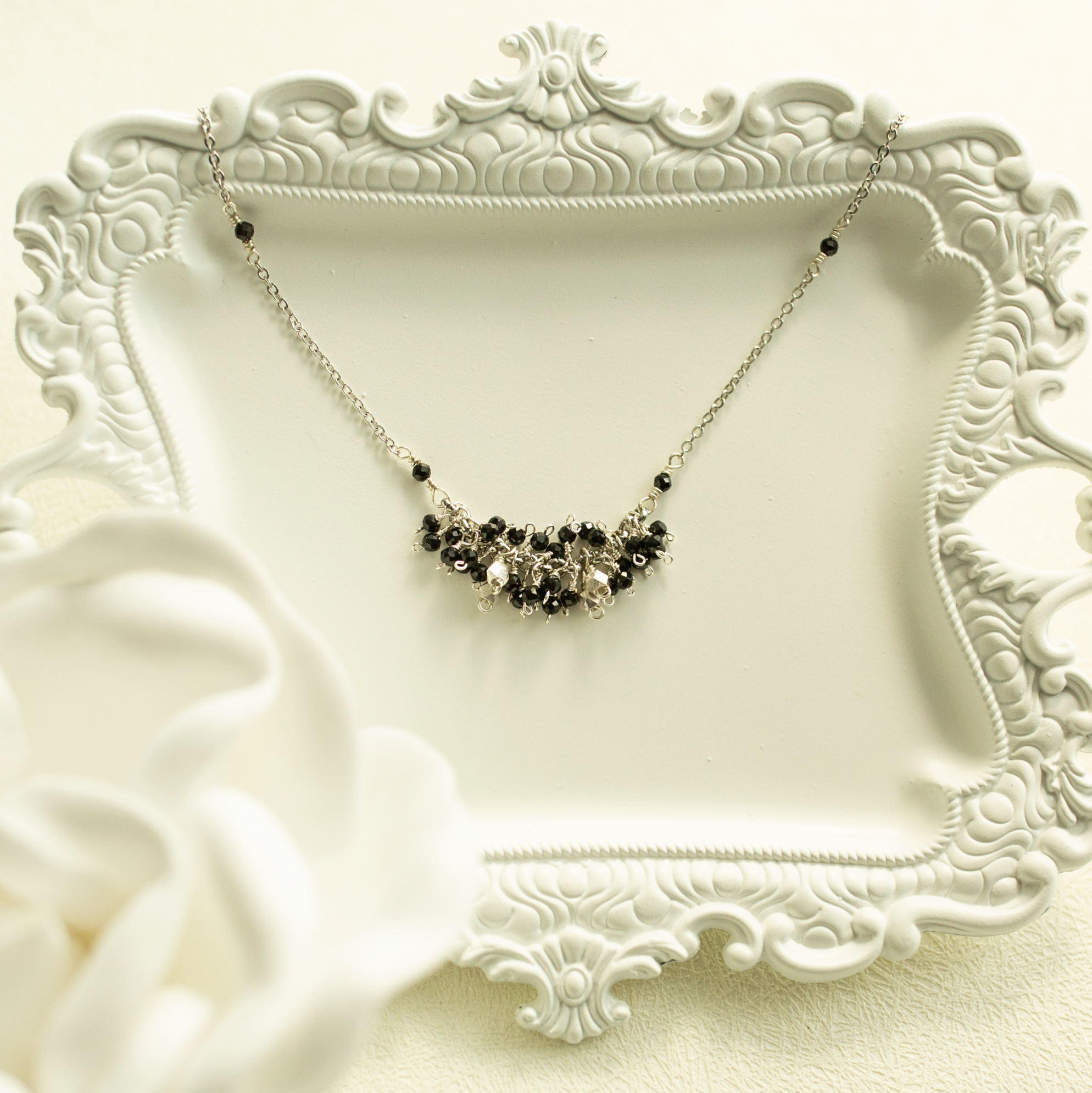 Black Spinel Reign Necklace
