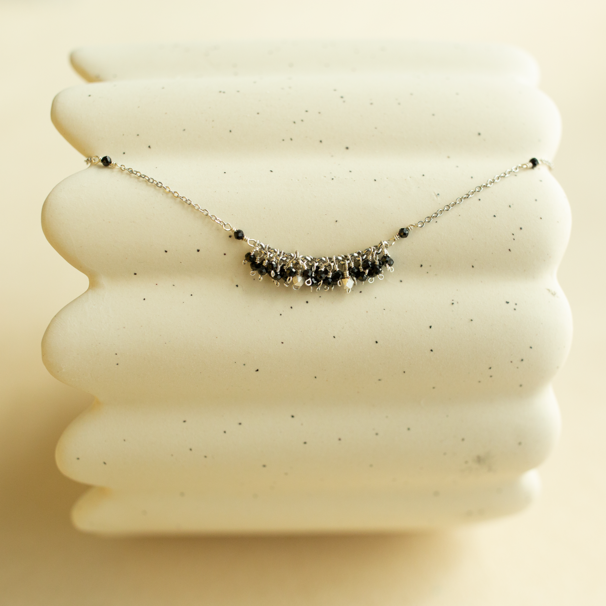 Black Spinel Reign Necklace