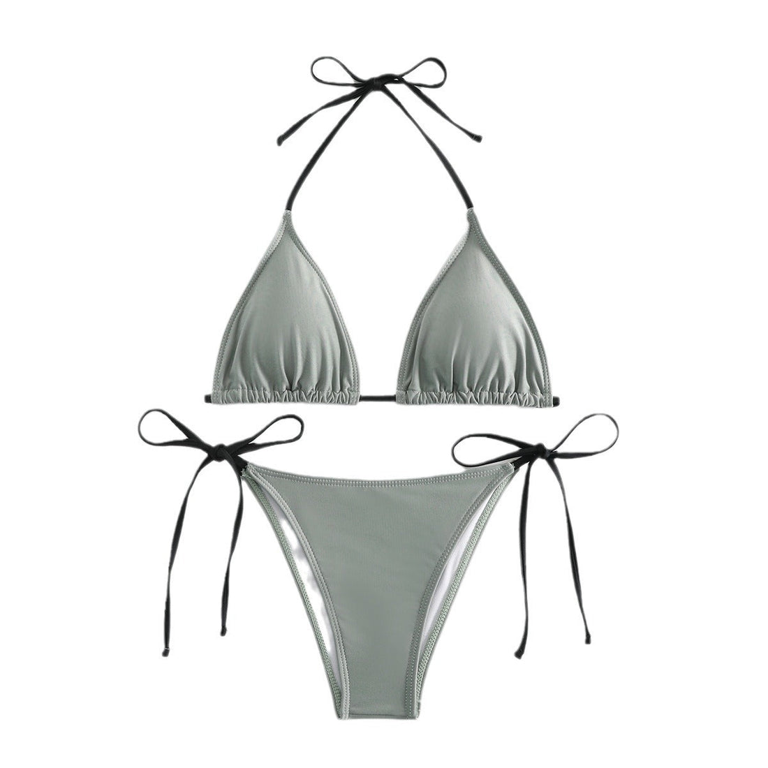 Swimwear Women Bandage Women Triangle Bathing Suits 2 Pieces Bikini Bowknot Swimsuit Bikini Set Swimwear Bikini Sets Bikinis Bathing Suit Push Up Swimsuit Summer Beachwear