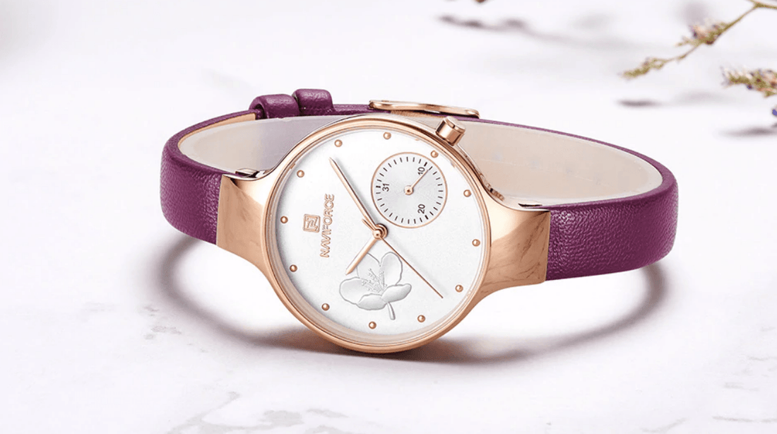 Elegant Women's Analog Quartz Watch With Leather Belt Waterproof Wristwatch Excellent Design Perfect Gift