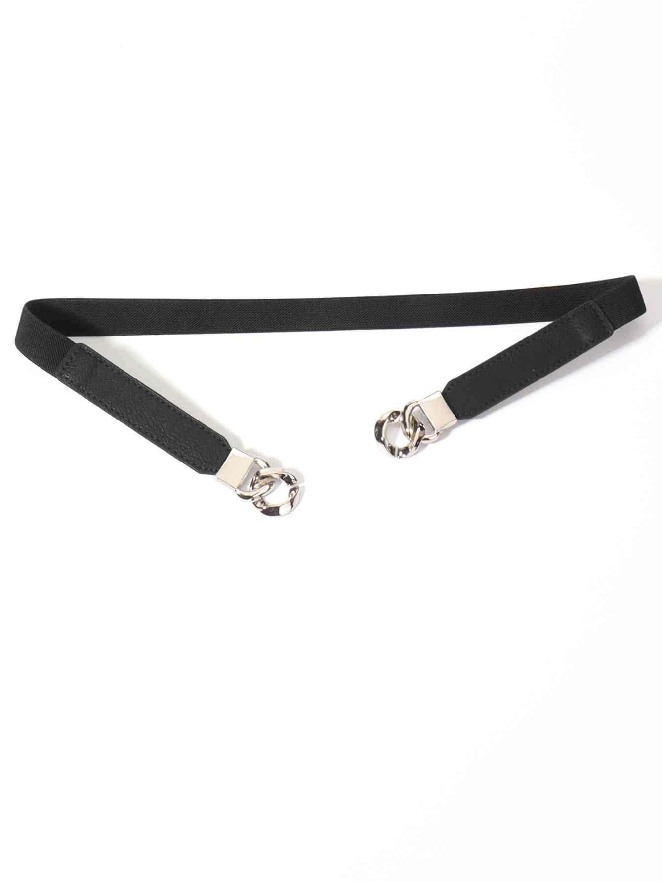 ElegantStyle Zinc Alloy Buckle Stylish Elastic PU Fashion Belt