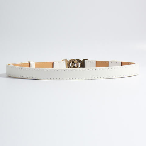 ElegantStyle Alloy Buckle Chic Versatile PU Fashion Belt Accessory