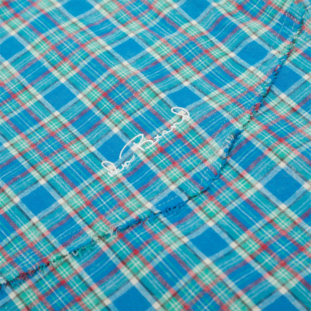 Men’s Plaid Long Sleeve Loose Casual Japanese Style Shirt