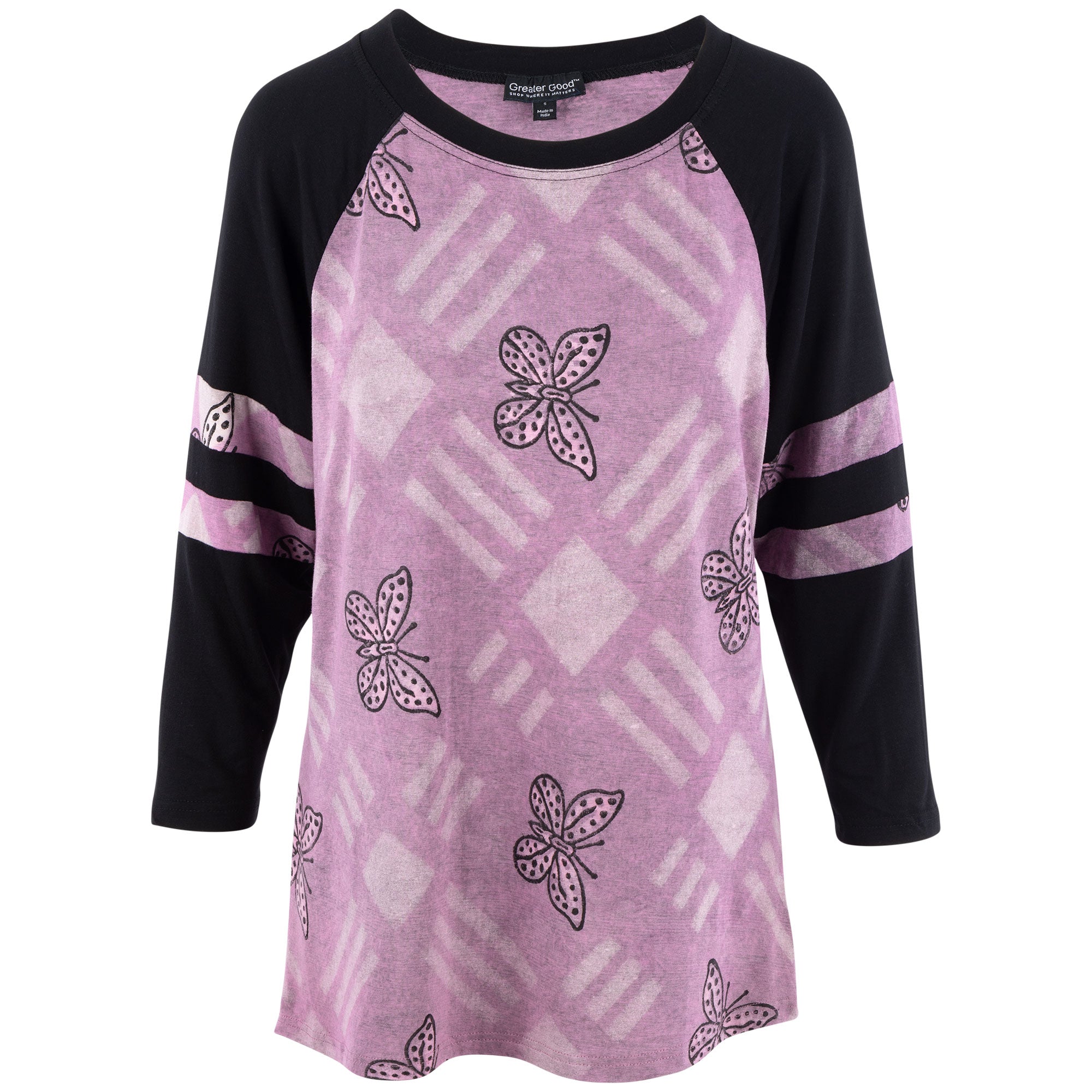 Butterflies & Diamonds Jersey Top