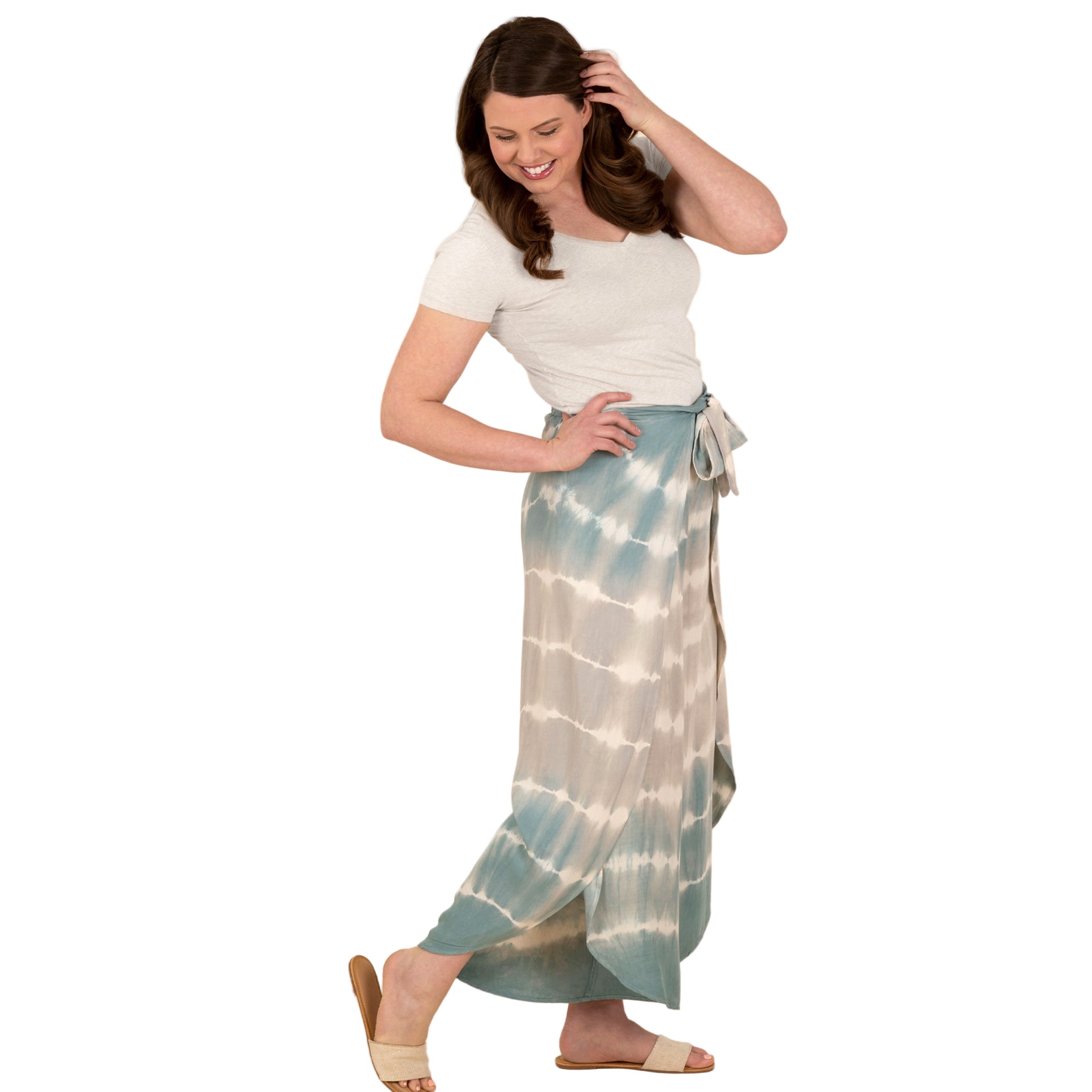 Tie-Dye Wrap Pants