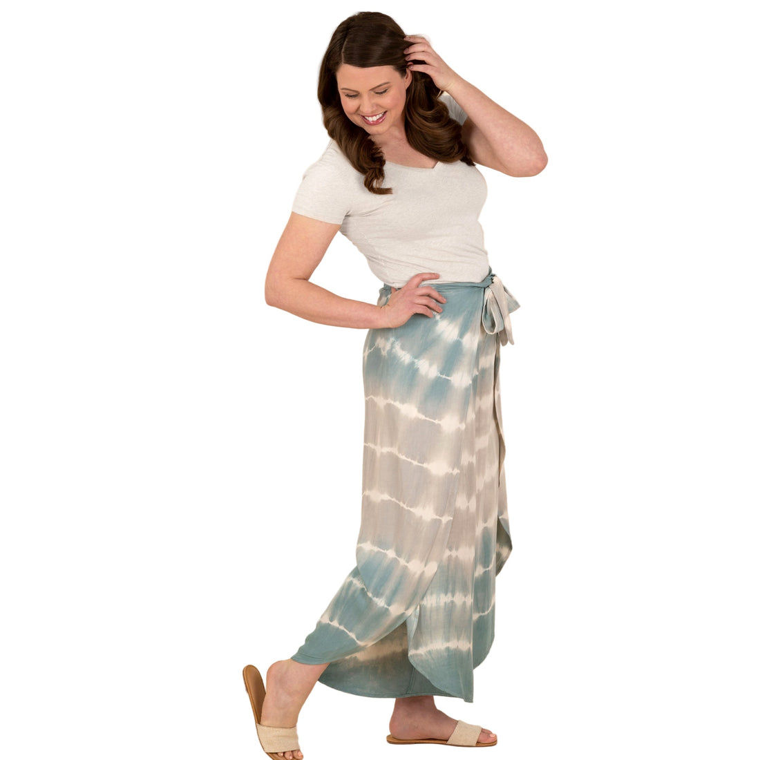 Tie-Dye Wrap Pants