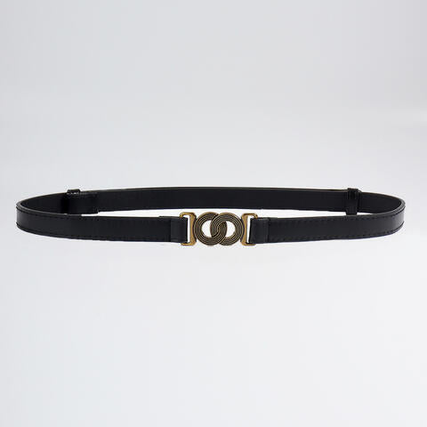 ElegantStyle Alloy Buckle Chic Versatile PU Fashion Belt Accessory
