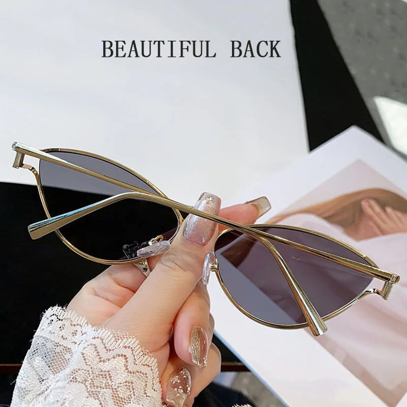 Women’s Cat Eye Vintage Trendy Luxury Vacation Sunglasses Eyewear