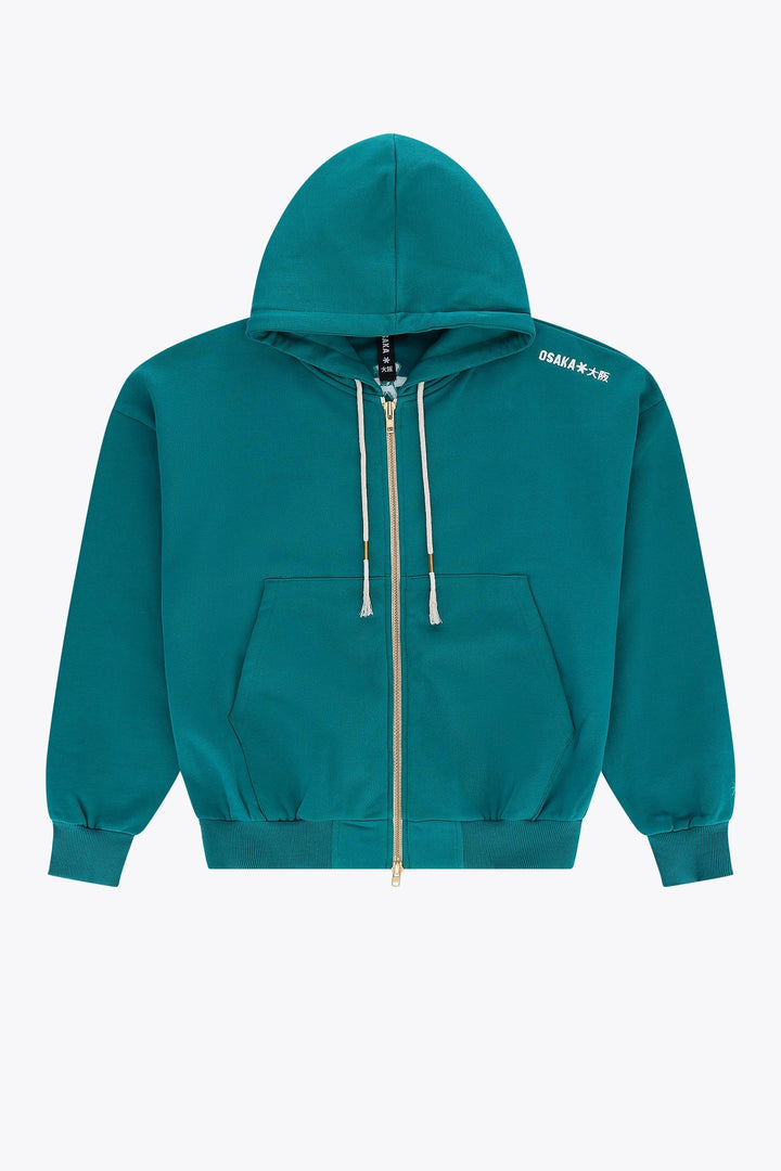 Osaka Men Full Zip Hoodie | Transformative Teal