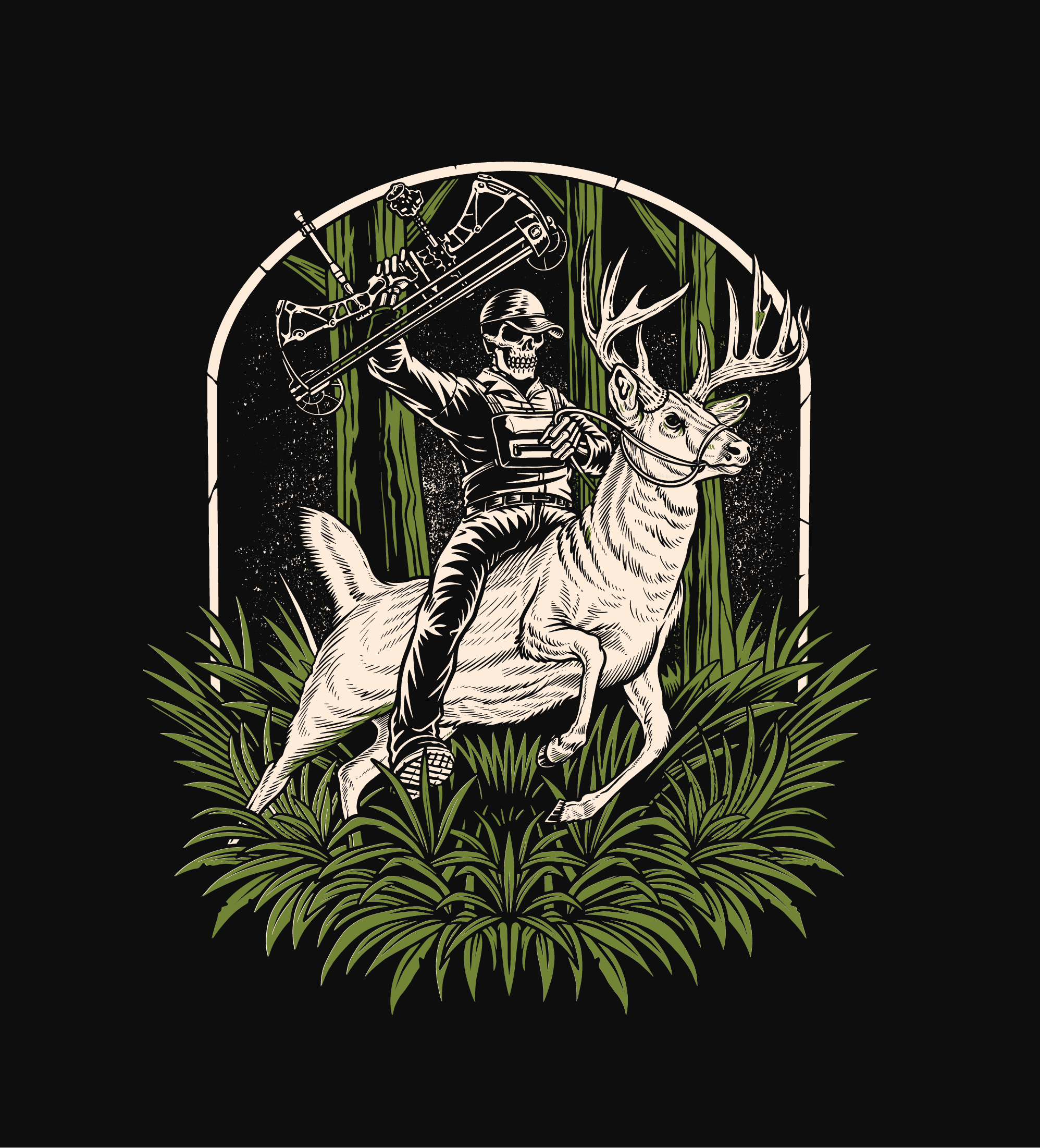 "Buck Wrangler" Tee