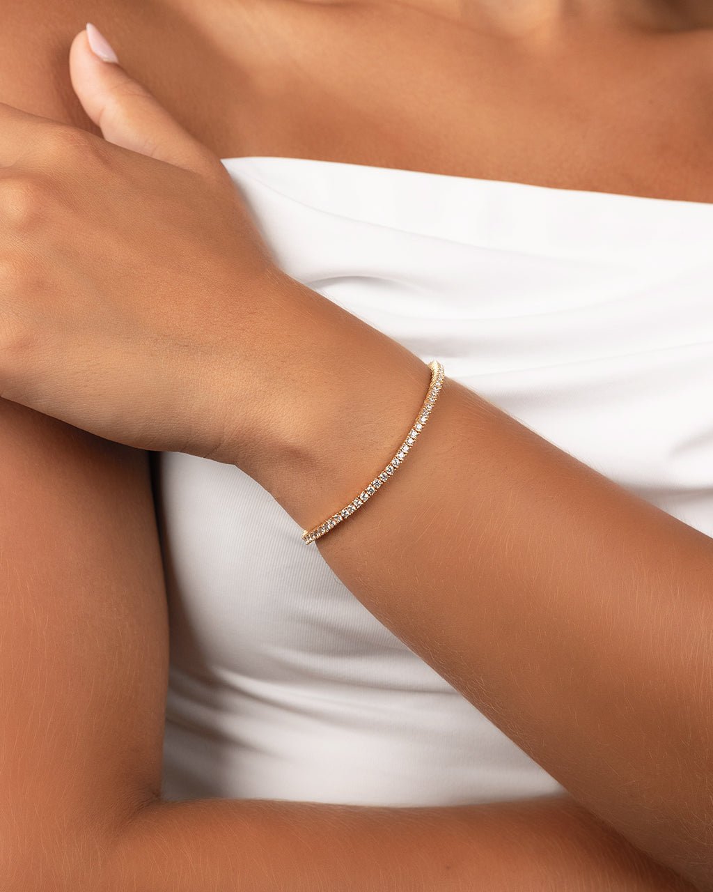 Alicia CZ Tennis Bracelet