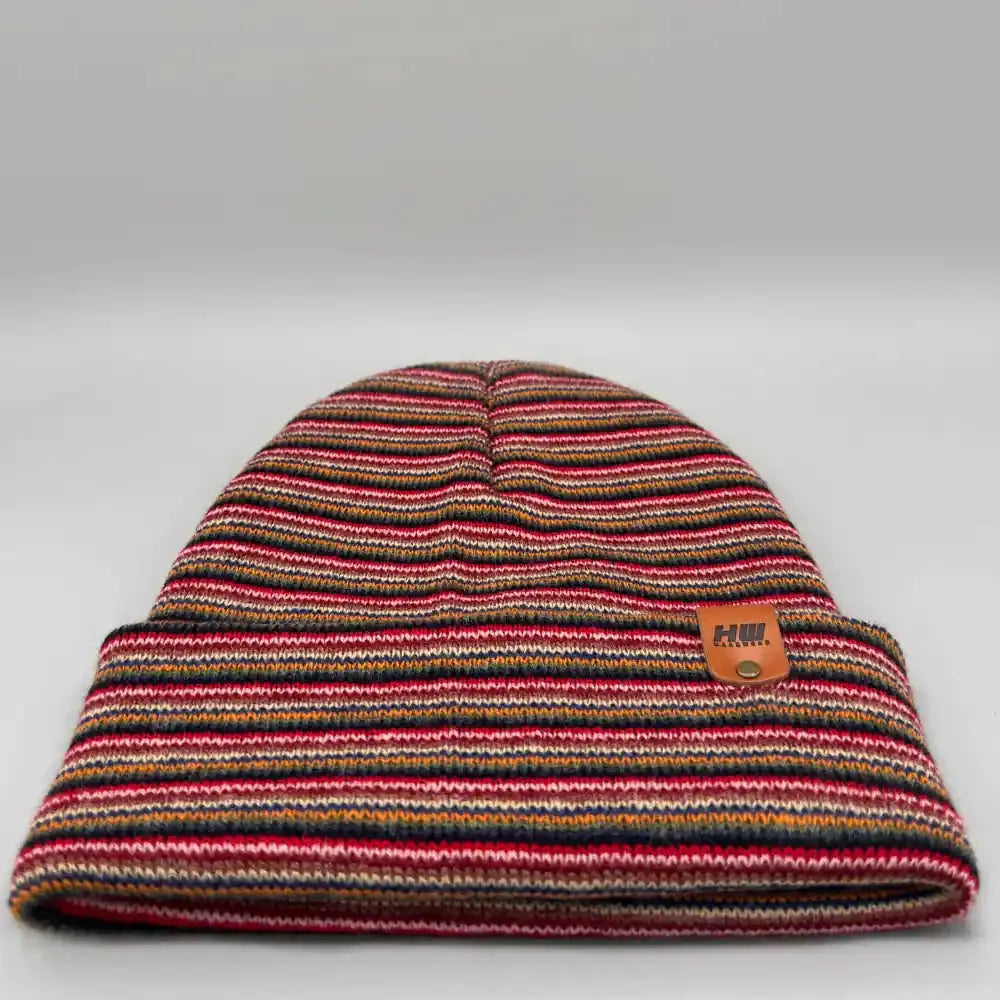 Classic Cuffed Beanie, Multi Color Knit Winter Hats