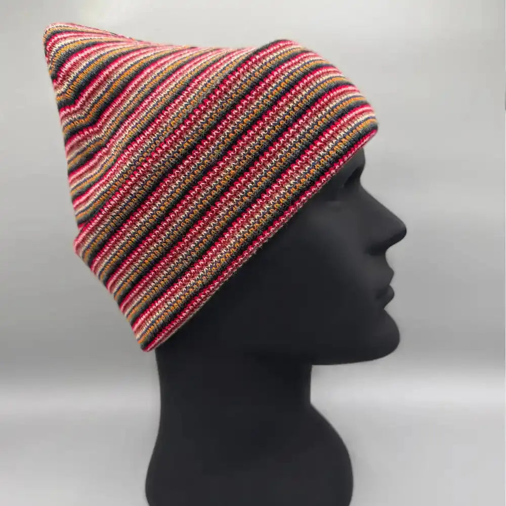 Classic Cuffed Beanie, Multi Color Knit Winter Hats