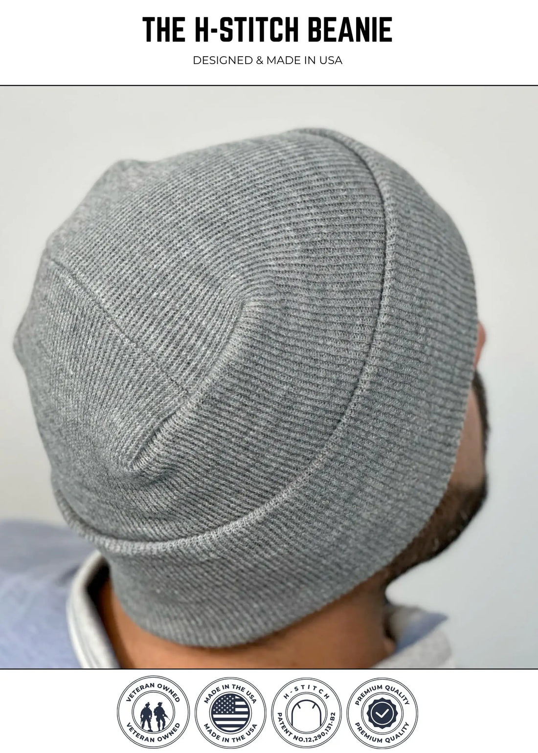 H-Stitch Beanie | Military-Style Watch Cap Made in USA | Haakwear