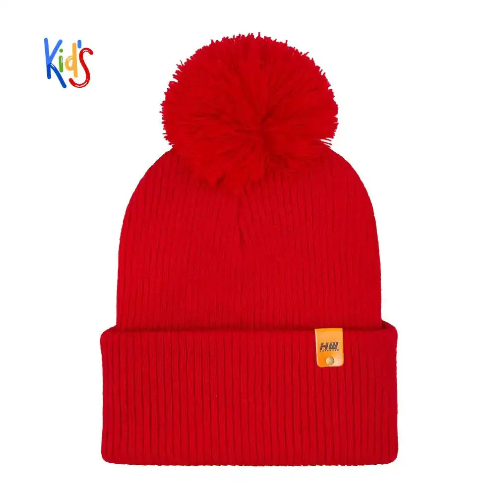 Classic Cuffed Beanie, Kids Pom Pom Beanie