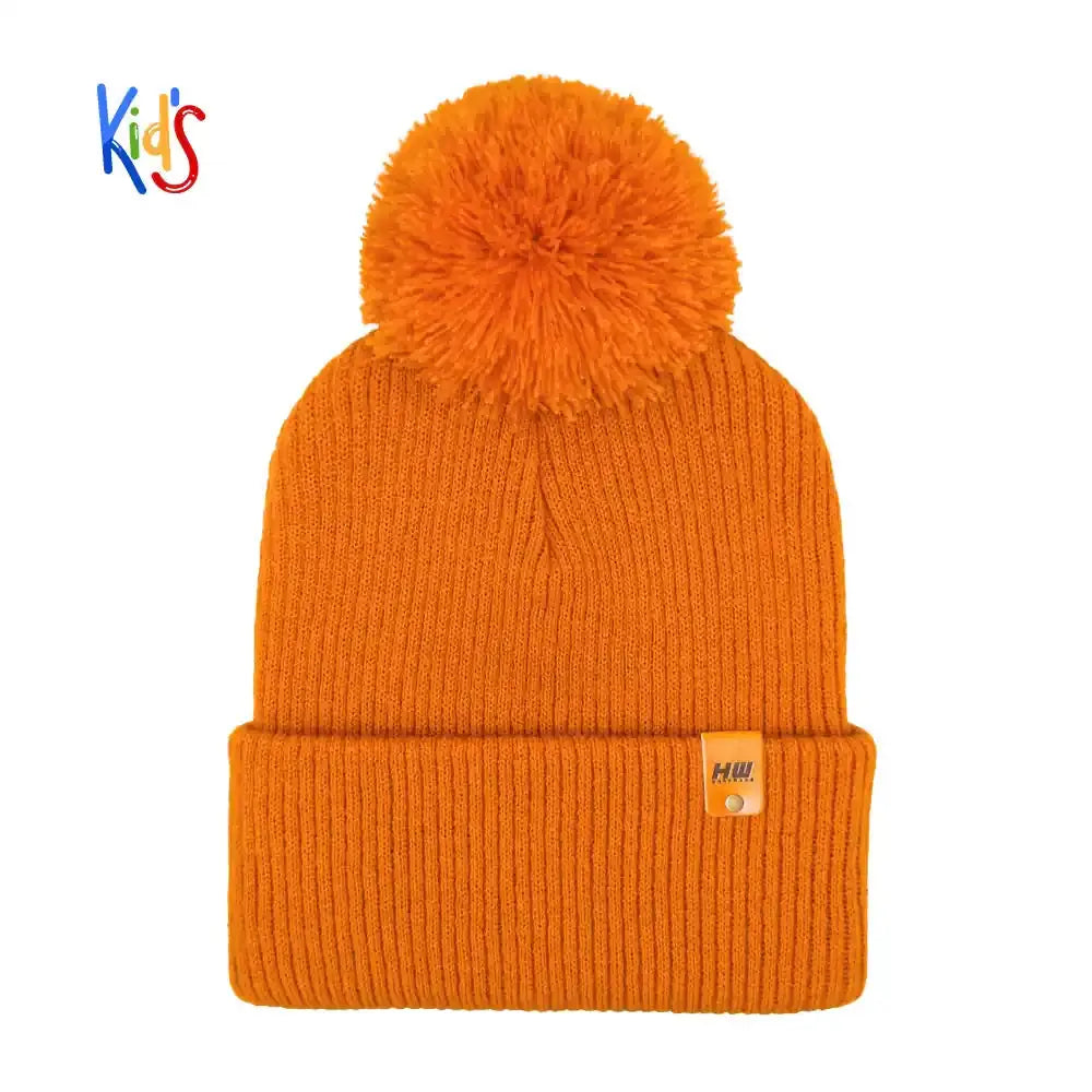 Classic Cuffed Beanie, Kids Pom Pom Beanie