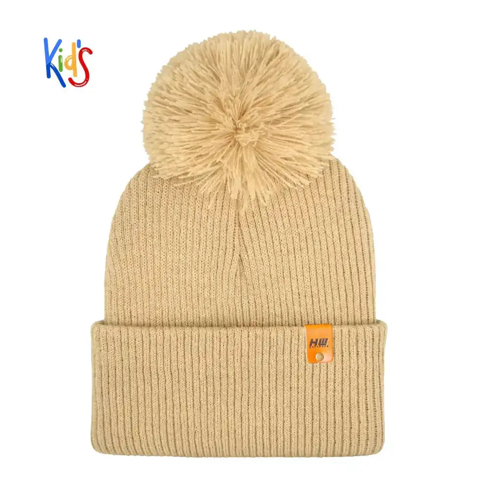 Classic Cuffed Beanie, Kids Pom Pom Beanie