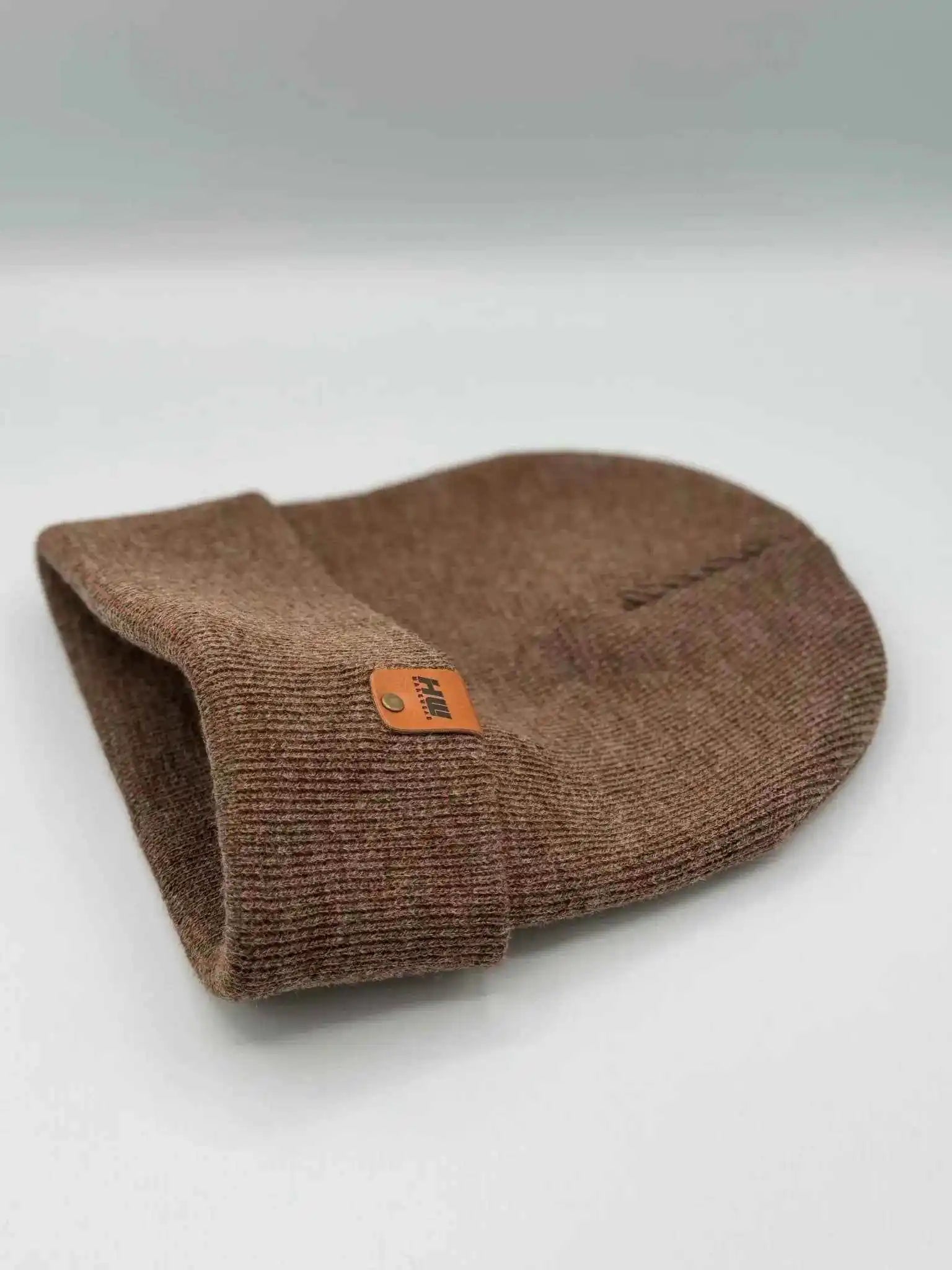 Classic Fusion Cuffed Beanie, Burgundy and Green
