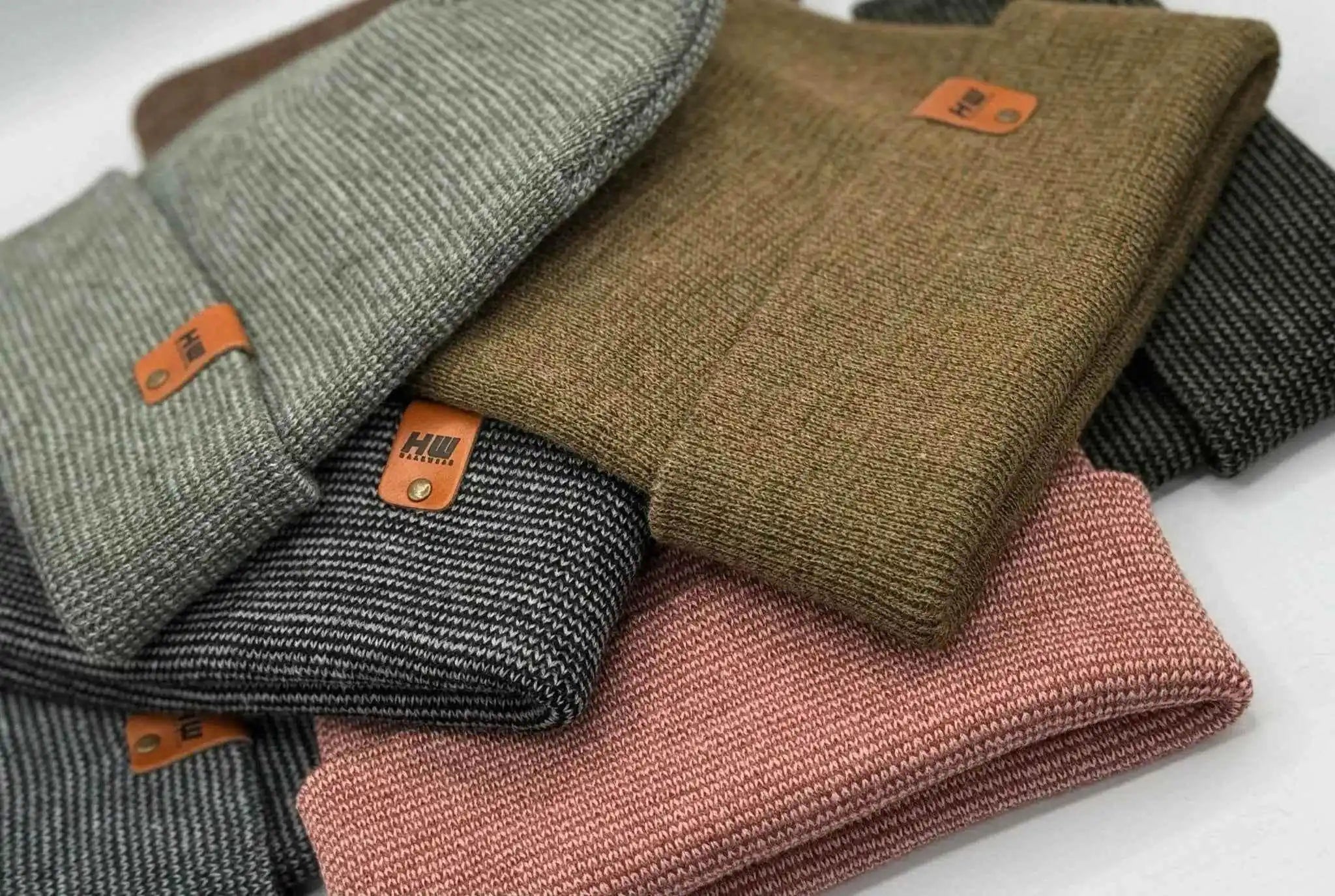 Classic Fusion Cuffed Beanie, Gray and Green