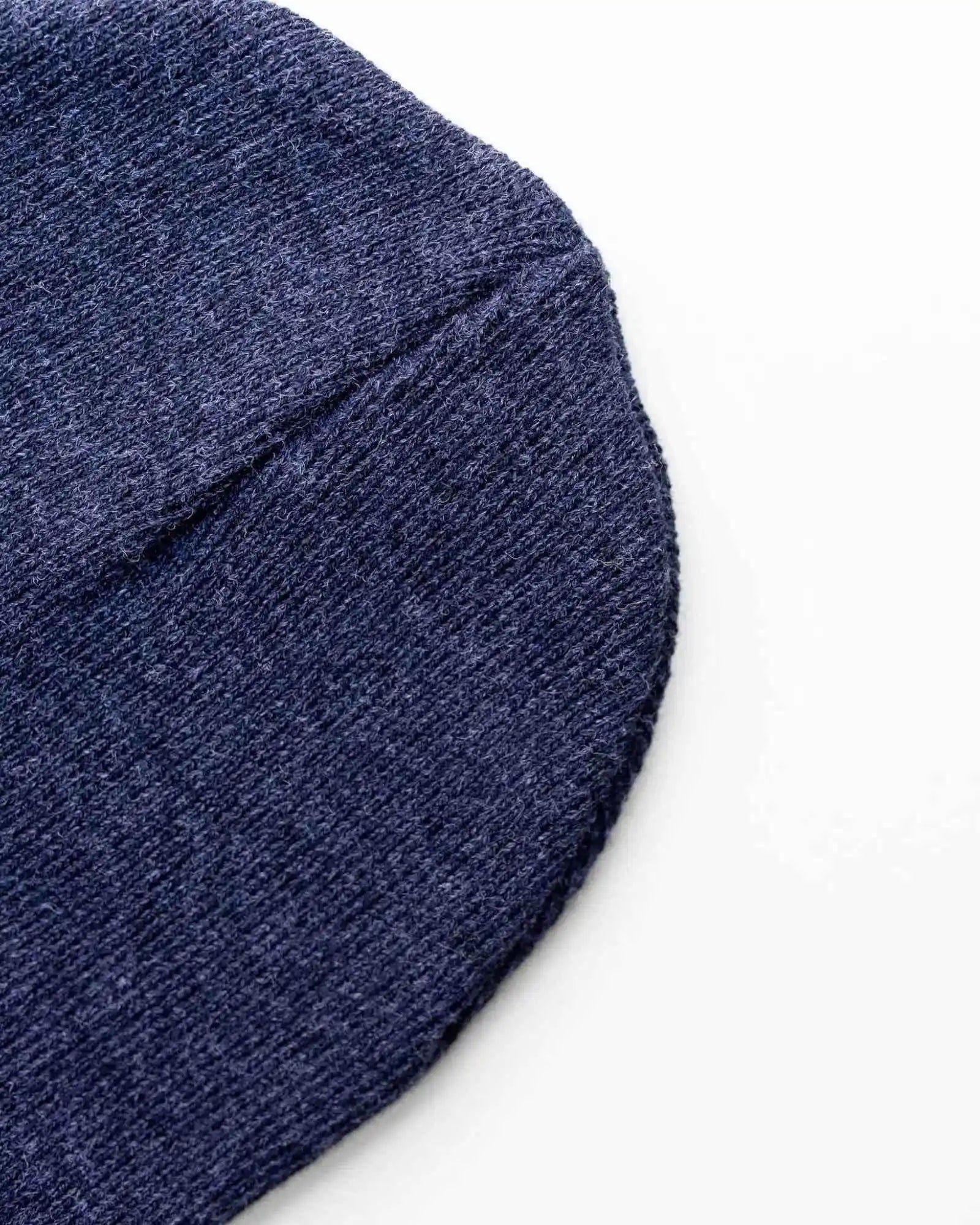 Classic Silent Cuffed Beanie, Denim Blue