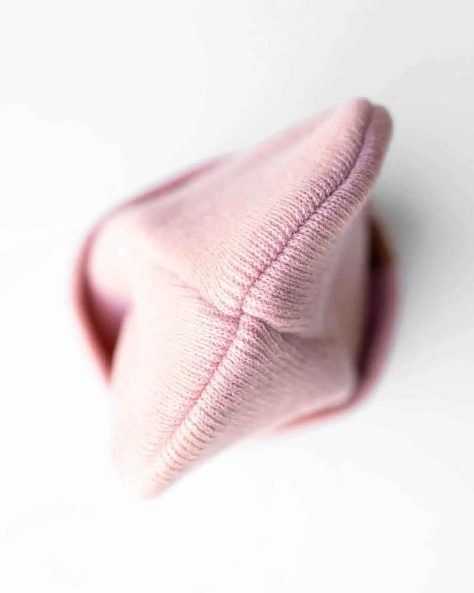 Classic Silent Cuffed Beanie, Pearl Pink
