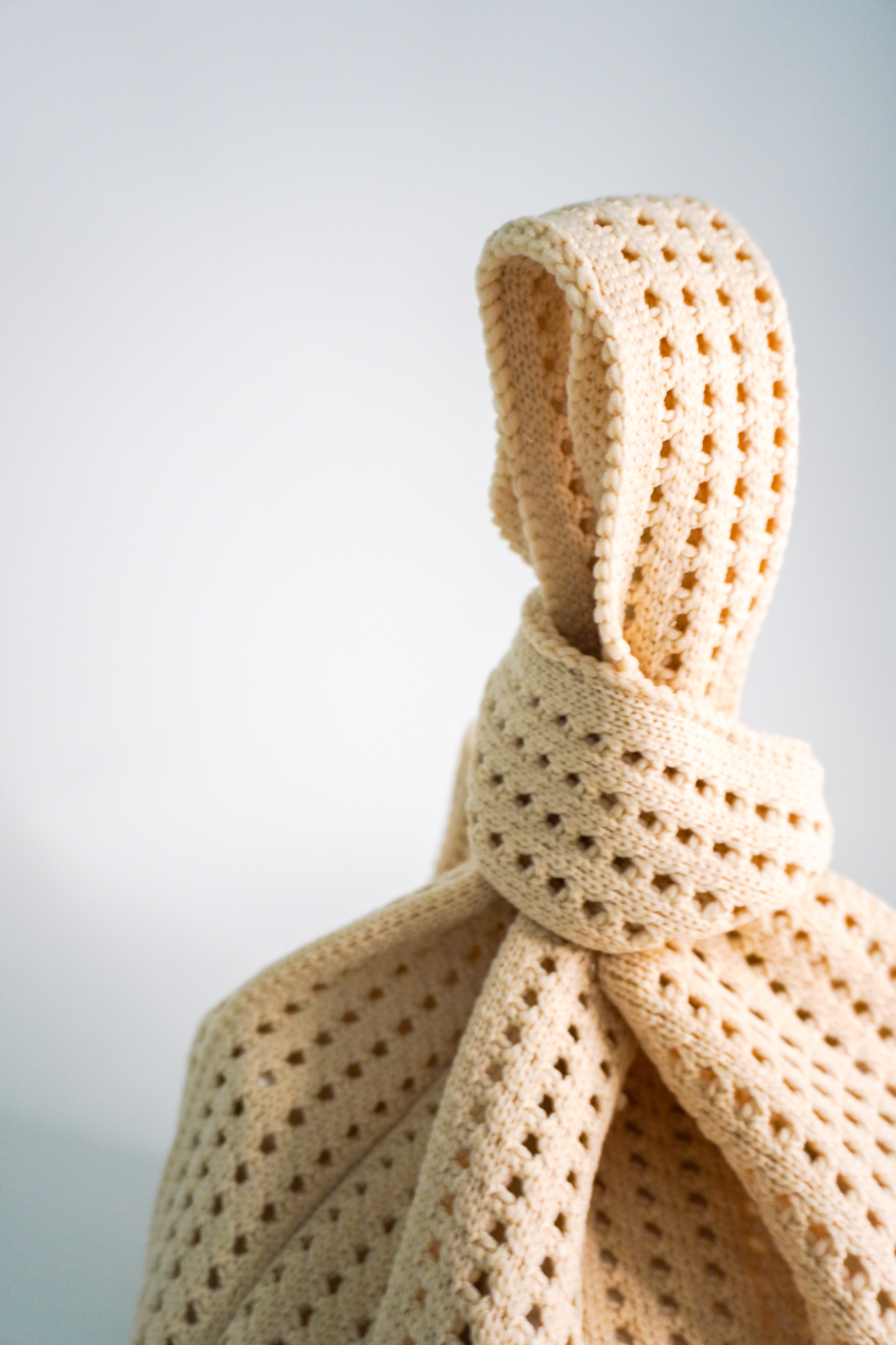 Oat Crochet Handbag