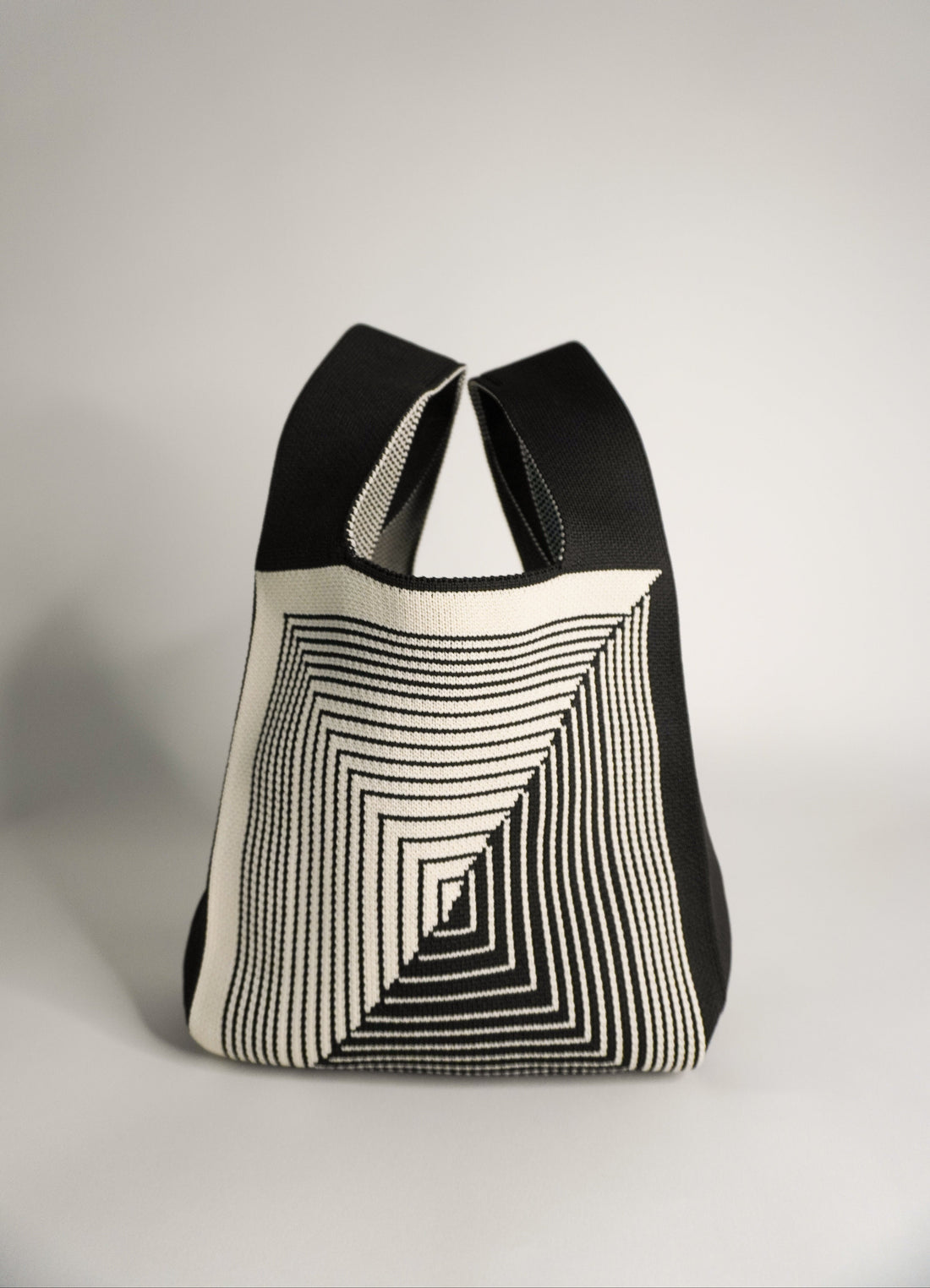 Labyrinth Black Handbag