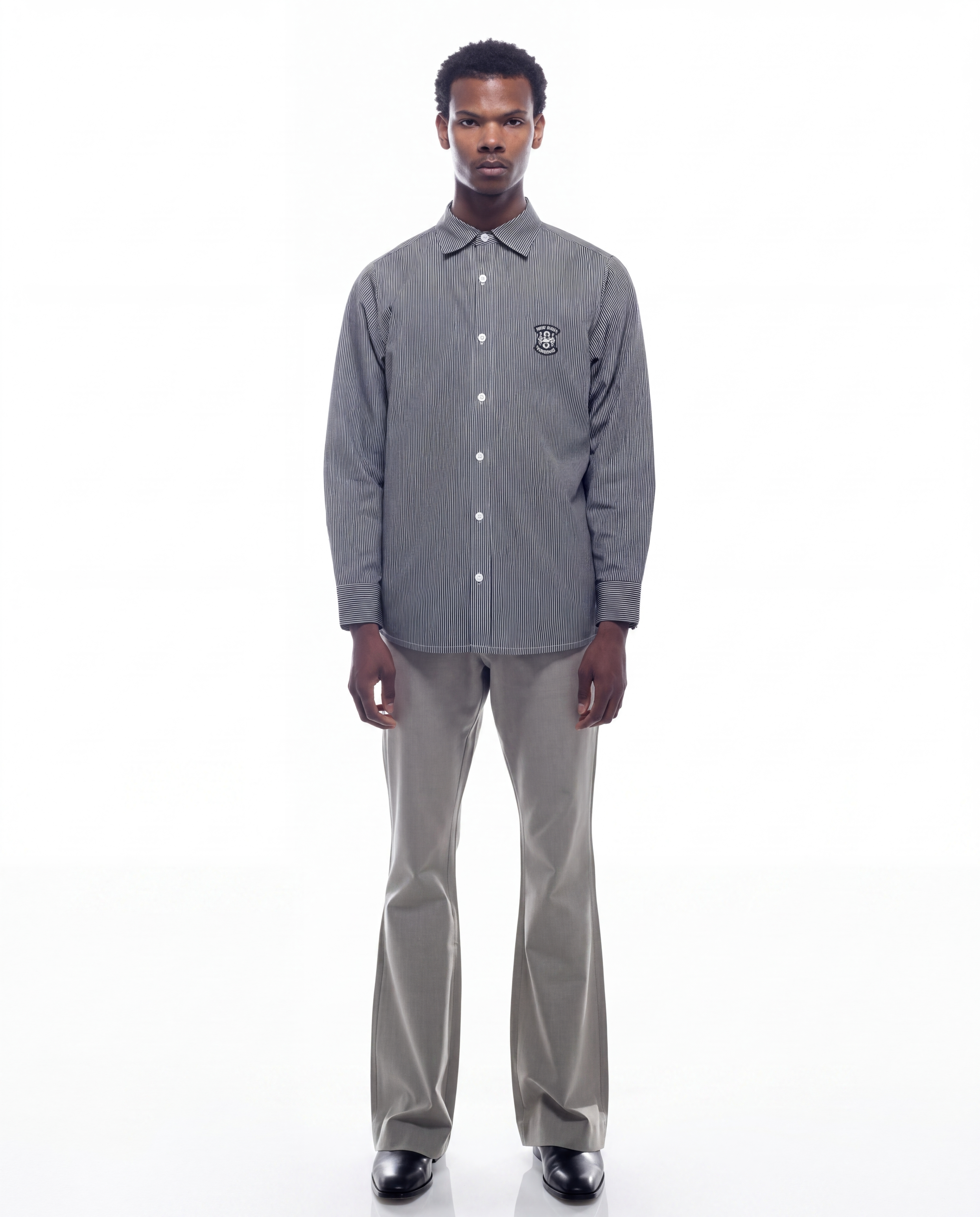 Flare Pants - Gray
