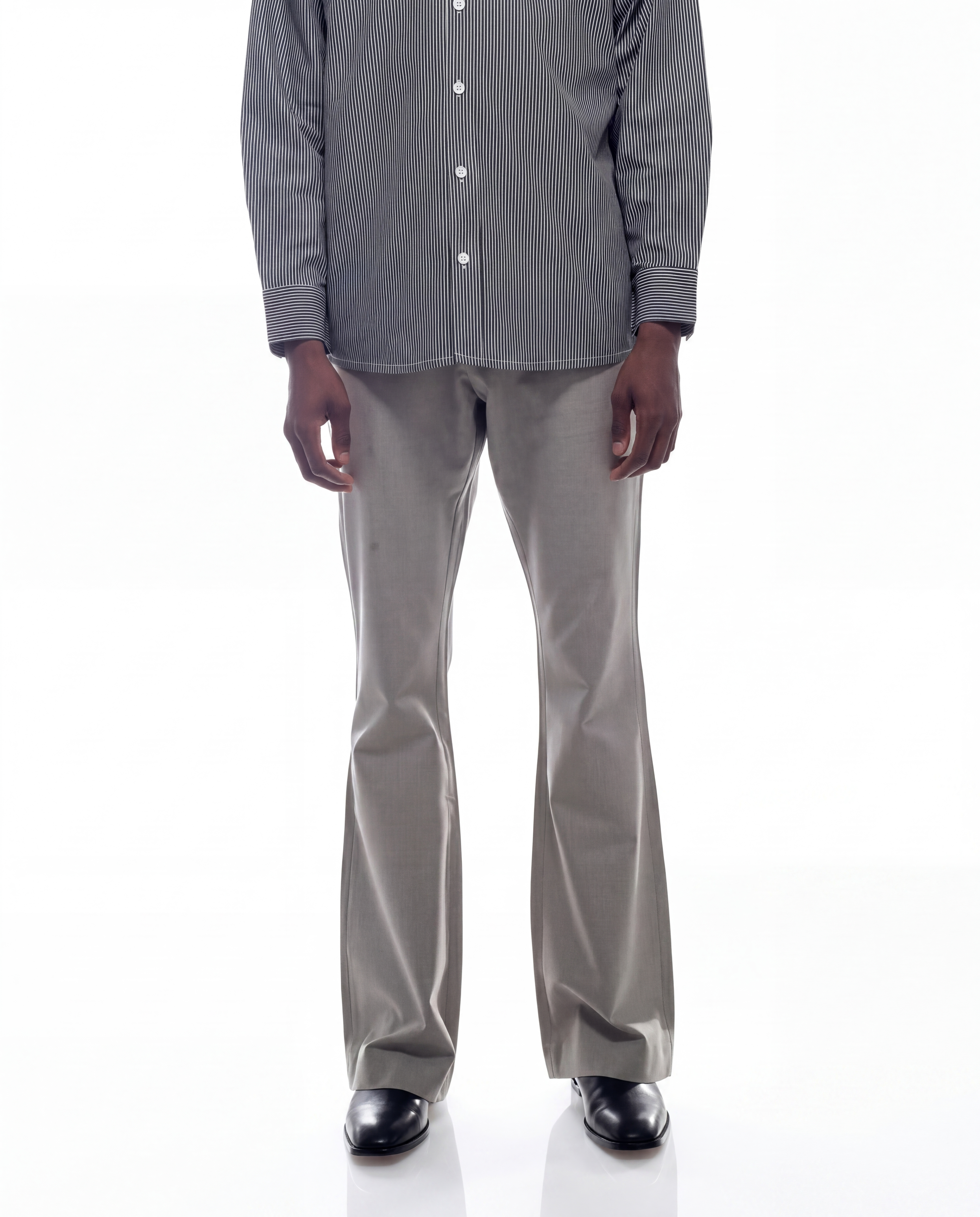 Flare Pants - Gray