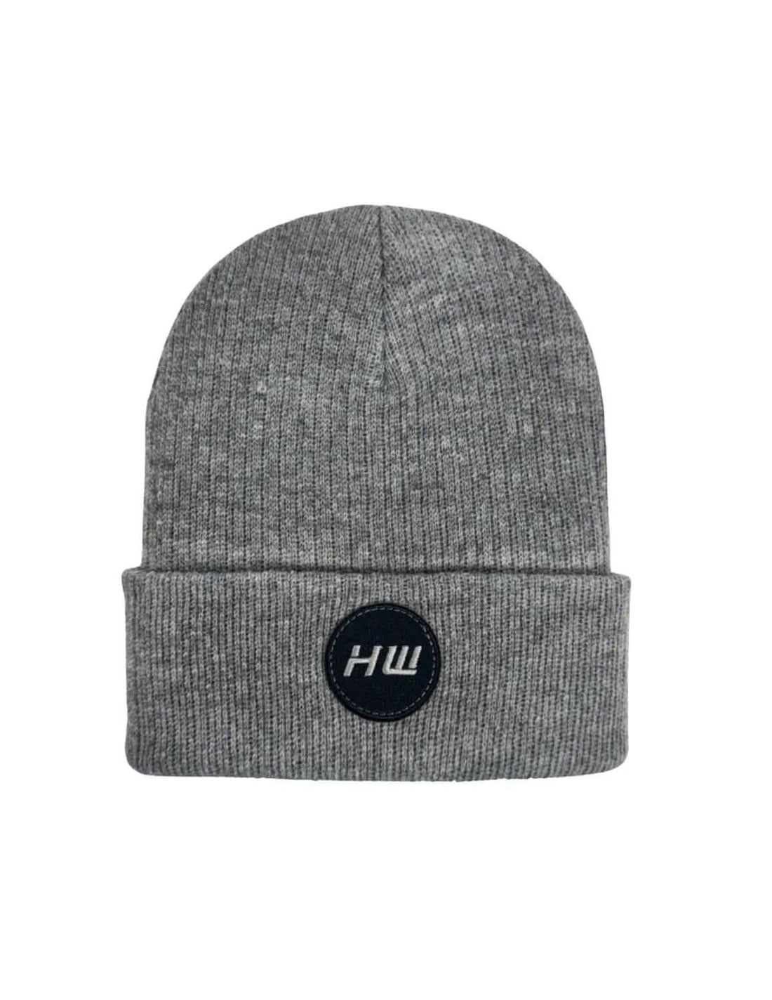 Cuffed Wide Ribbed, Classic Beanie, Koala Gray
