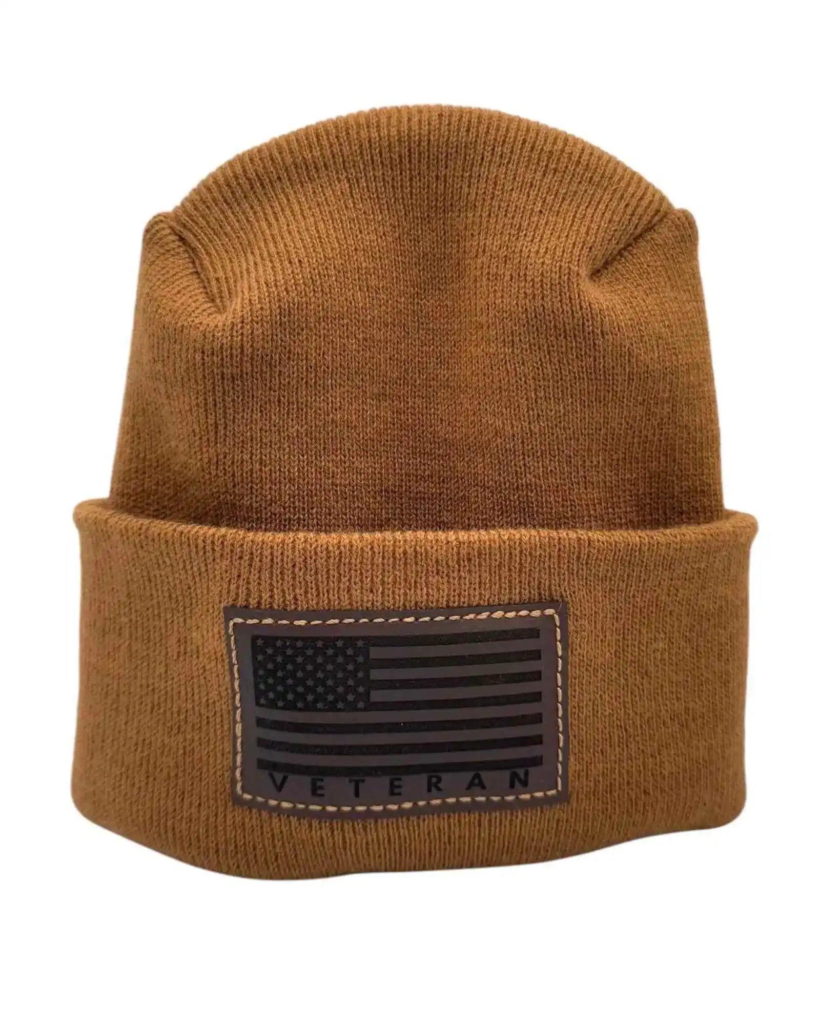 H Stitch Cuffed Beanie, Veterans Collection