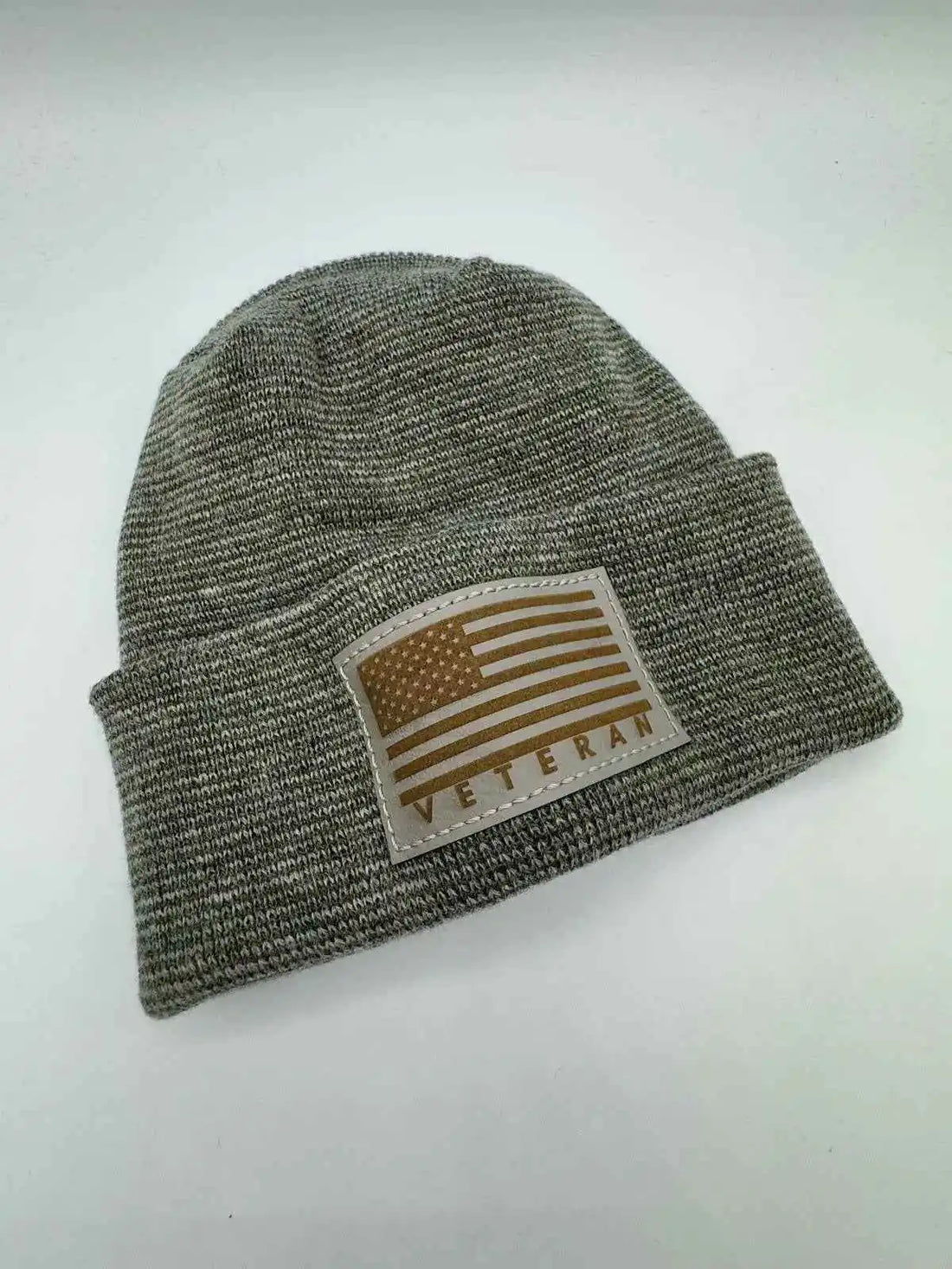 H Stitch Cuffed Beanie, Veterans Collection