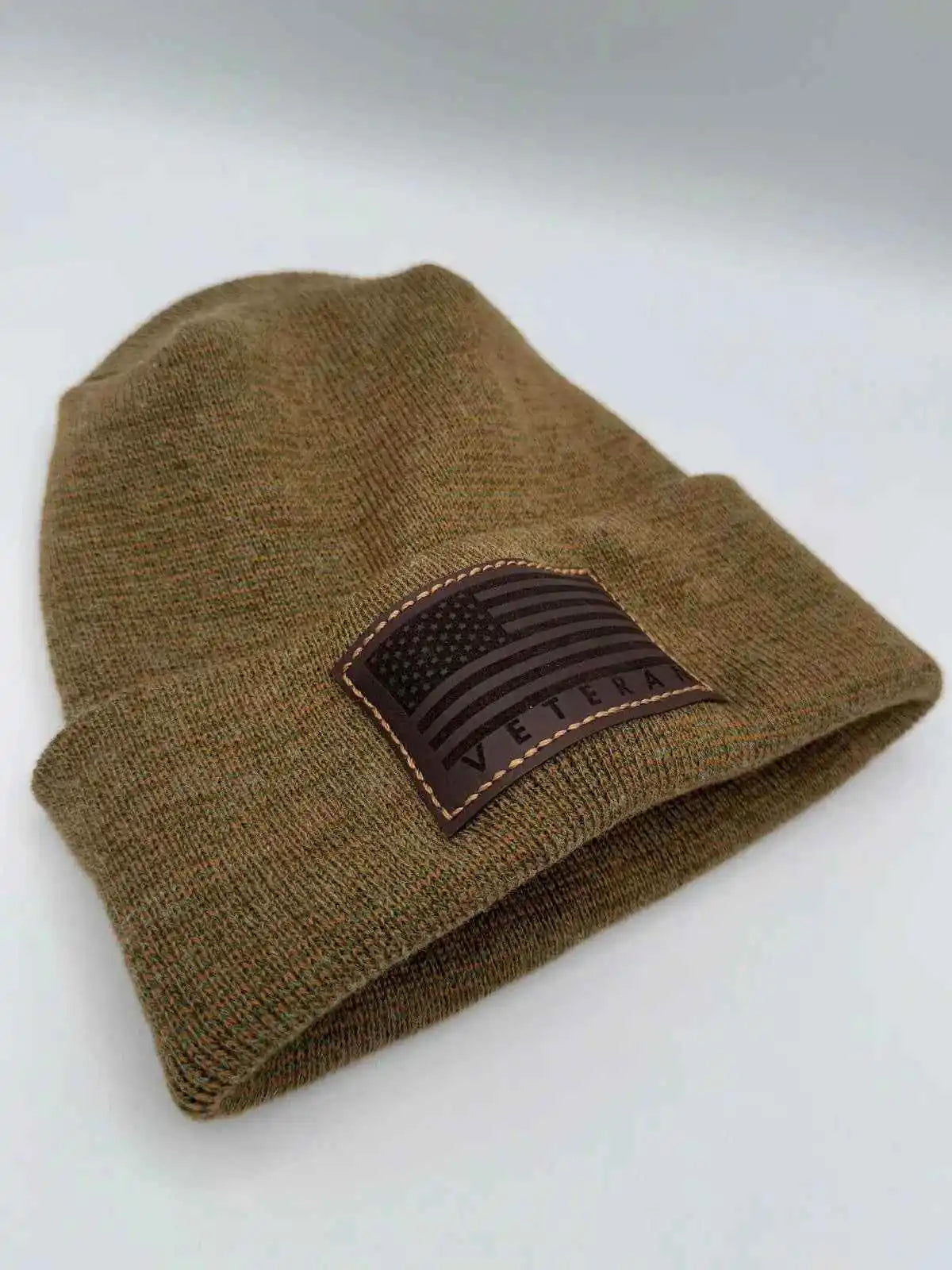 H Stitch Cuffed Beanie, Veterans Collection