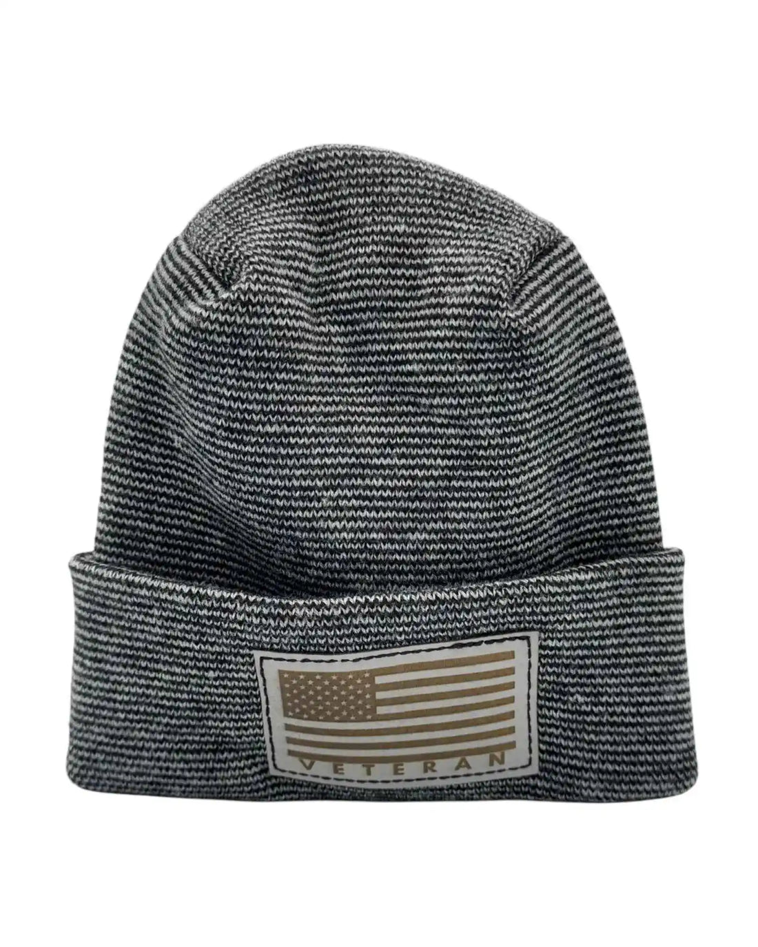 H Stitch Cuffed Beanie, Veterans Collection