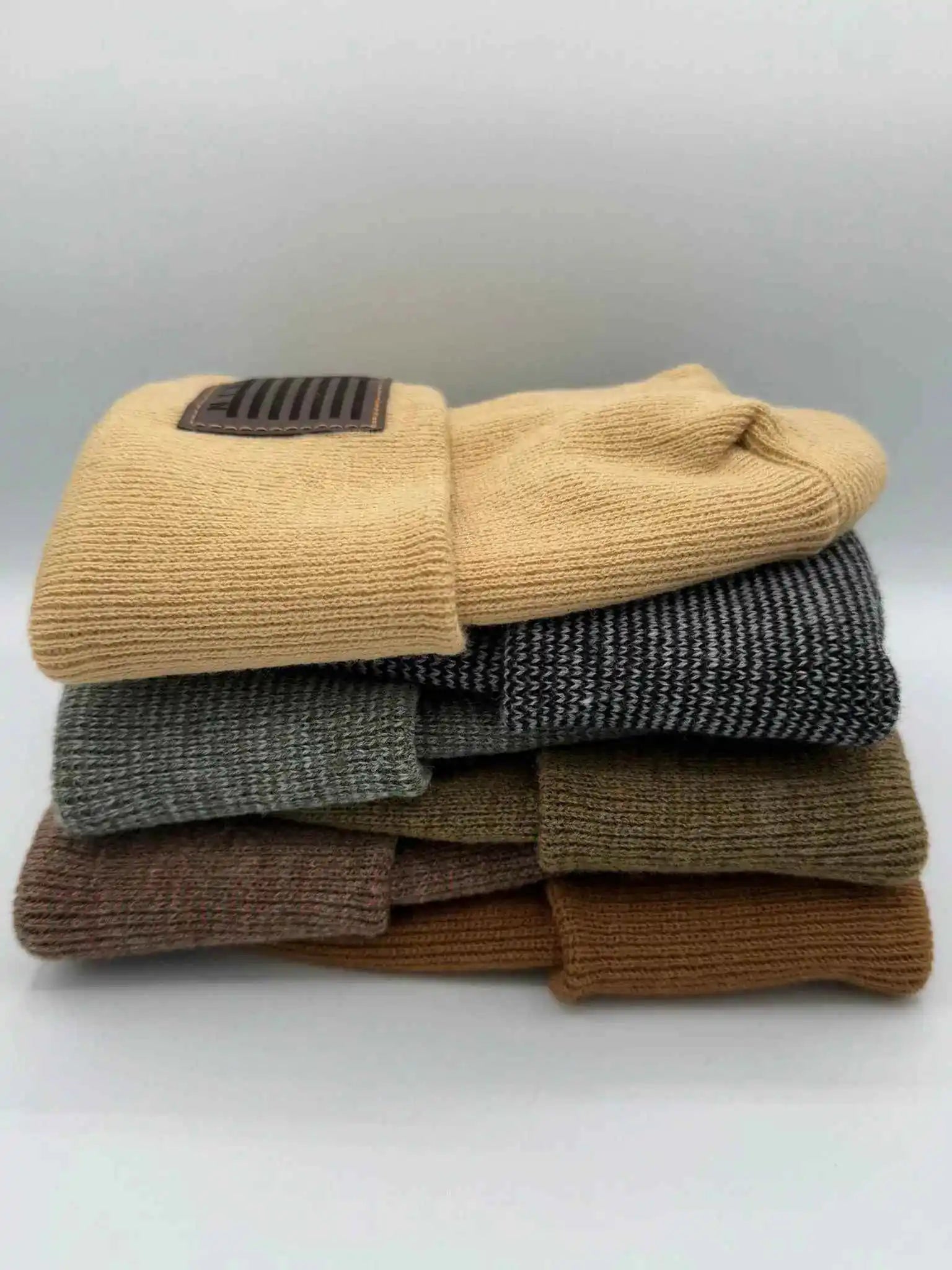 H Stitch Cuffed Beanie, Veterans Collection