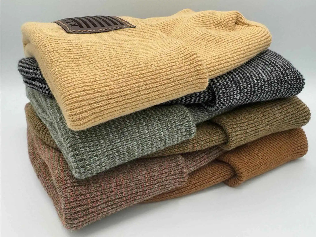H Stitch Cuffed Beanie, Veterans Collection