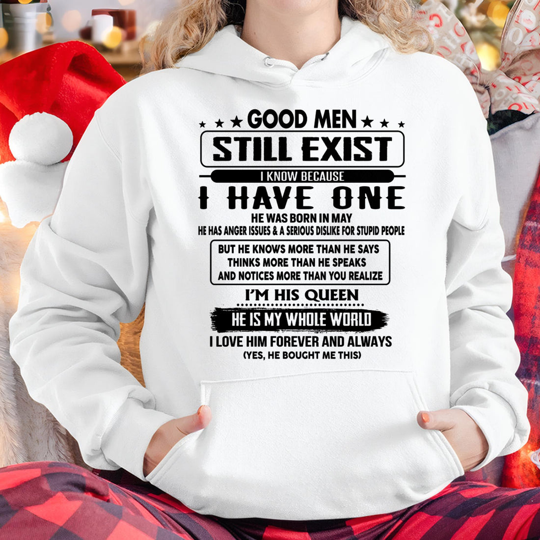 May - Good men Still Exist - gift for your girlfriend, wife from Husband - NGHL05 (SKU-GM-05)