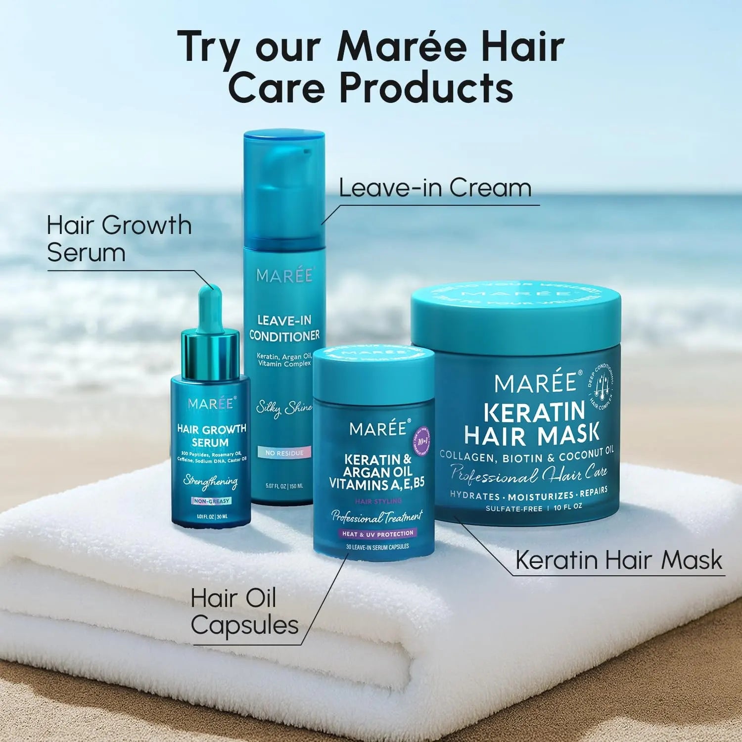 Keratin Oil Capsules for Frizz Control