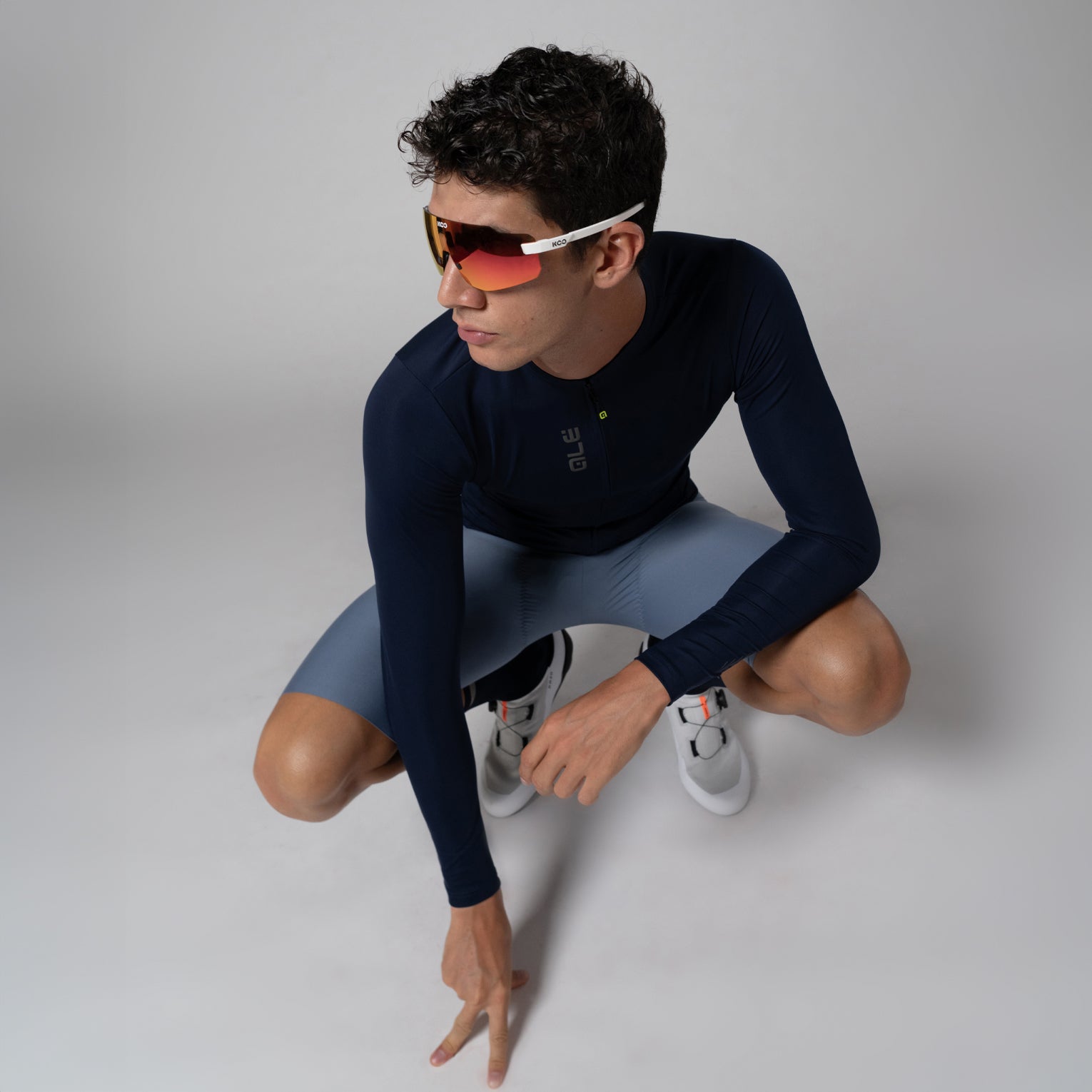 Men's Color Block Long Sleeve Jersey