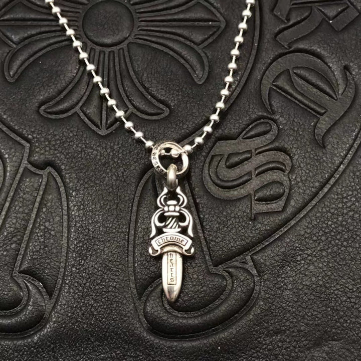Small Retro Dagger Necklace
