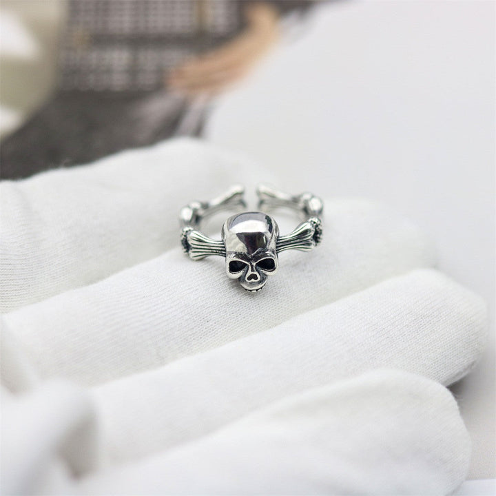 Skull open ring
