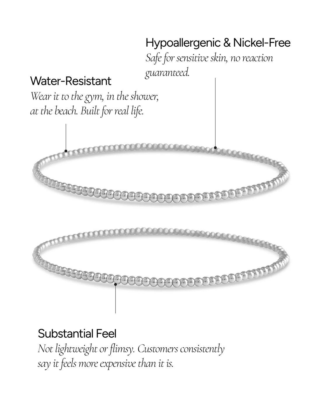 Beaded Stretch Bracelet Sets