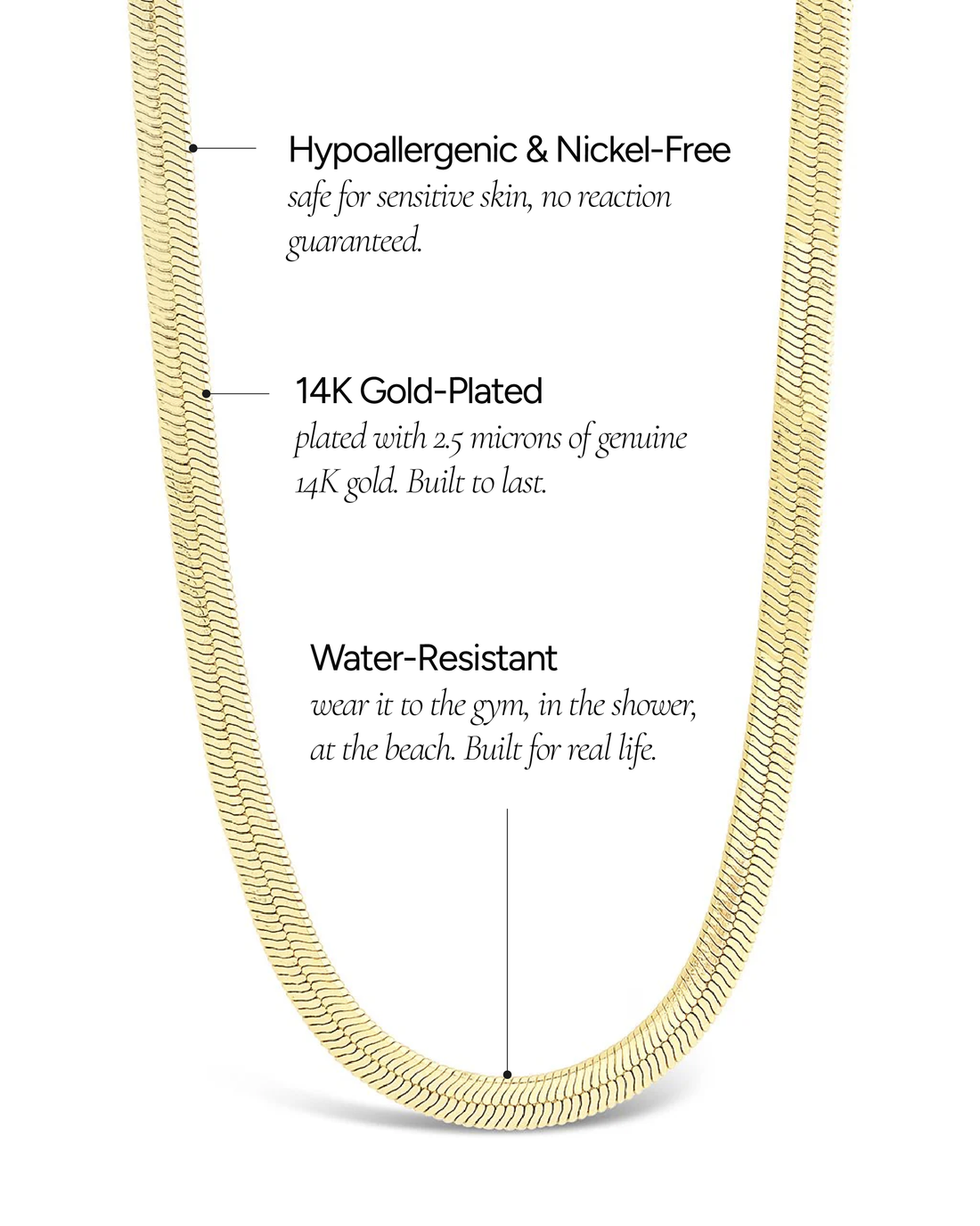 Herringbone Chain Necklace