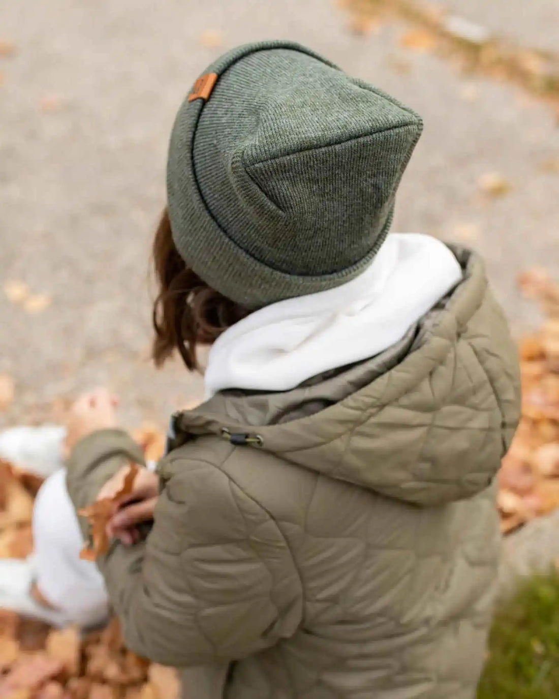Patented H Stitch Cuffed Beanie, Forest Green