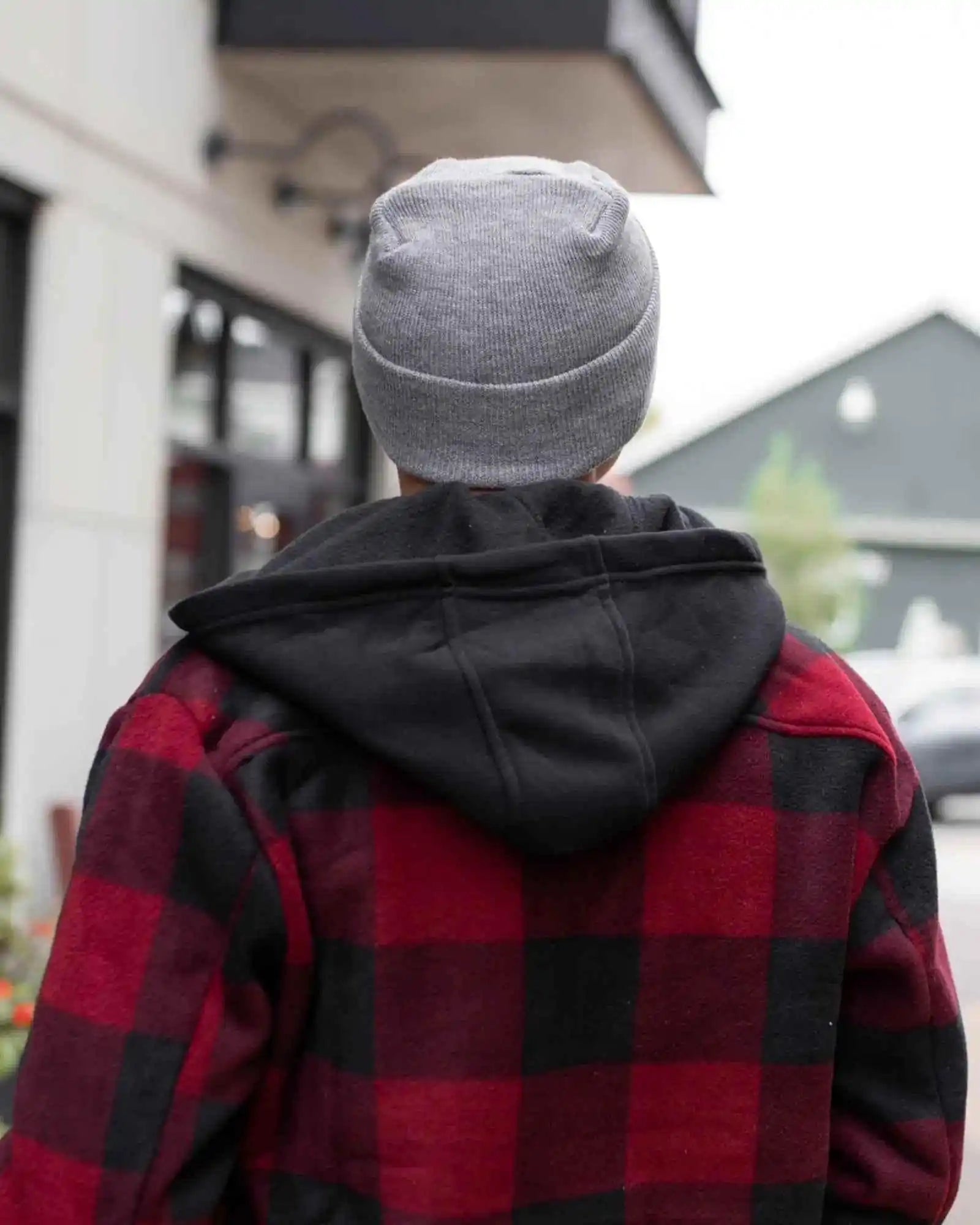 Patented H Stitch Cuffed Beanie, Koala Gray
