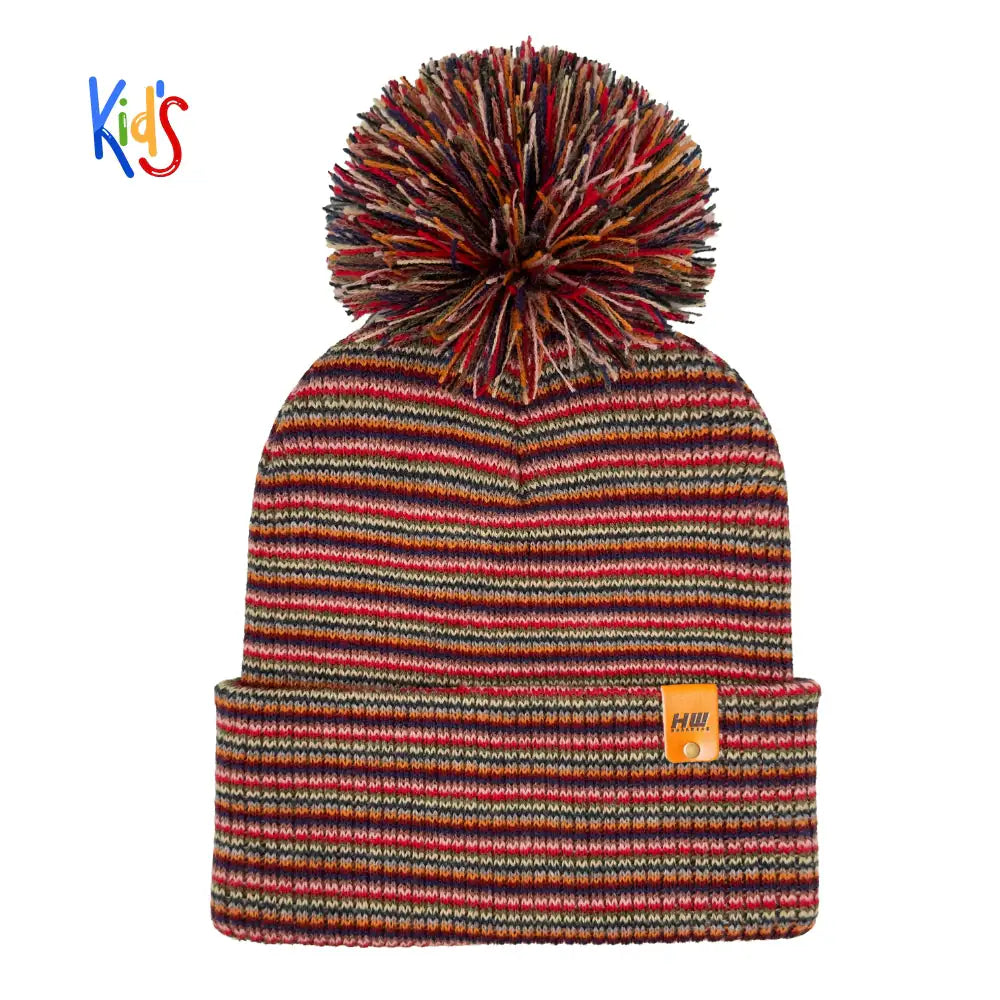 Classic Cuffed Beanie, Kids Pom Pom Beanie