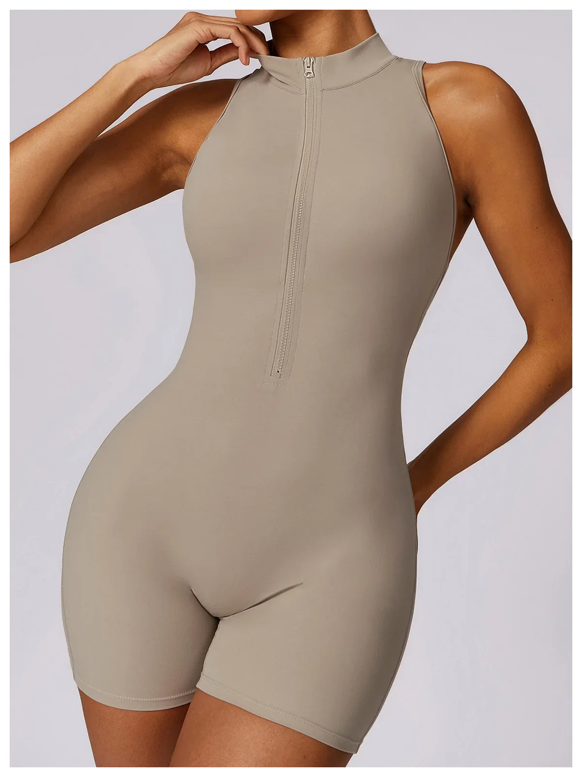 Women Jumpsuit Sleeveless Slim Activewear