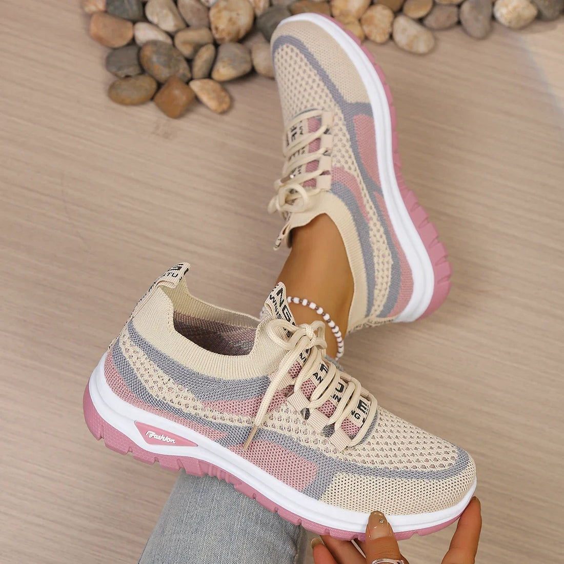 Women's Shoes Summer 2026 Casual Sneaker New Style Two-Color Single Shoes, Versatile, Casual and Fashionable Work Shoes